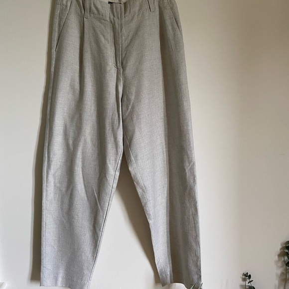 NWT The Balloon Fit Amelia Pant in Speckled Grey size 10 - Picture 2 of 6